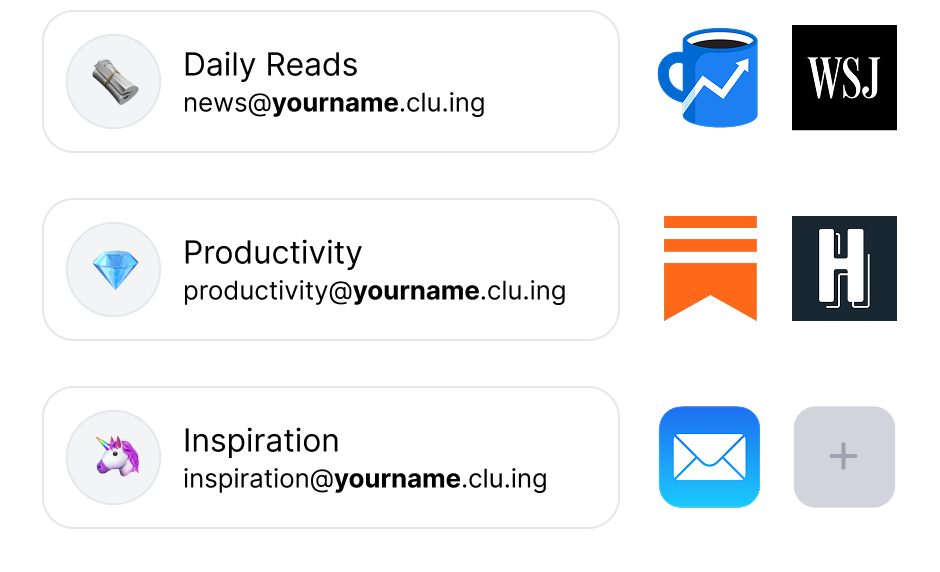 Your Custom Email for all Newsletters